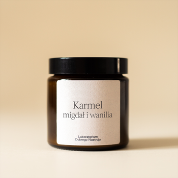 Caramel almond and vanilla - soy candle 120ml