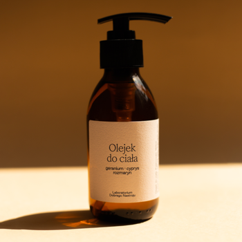 Olejek do ciała - geranium · cyprys · rozmaryn