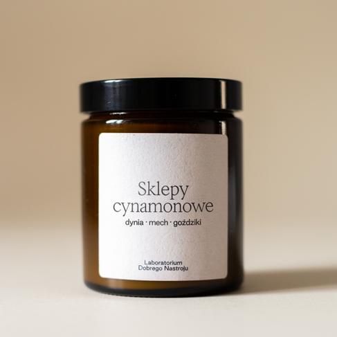 Sklepy cynamonowe - świeca sojowa 180ml