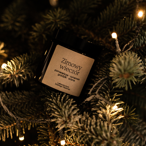 Zimowy wieczór - świeca sojowa 120ml