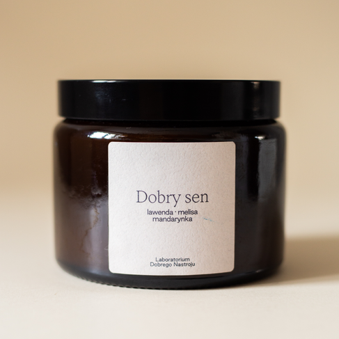 Dobry sen - świeca sojowa 500ml
