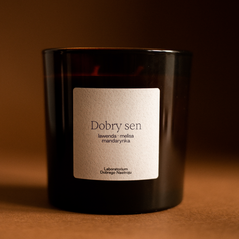 Dobry sen - świeca sojowa 400ml