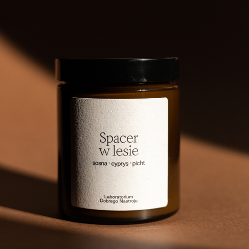 Spacer w lesie - świeca sojowa 180ml