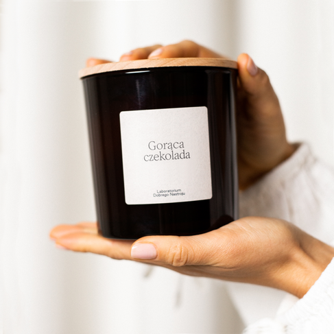 Gorąca czekolada - świeca sojowa 400ml