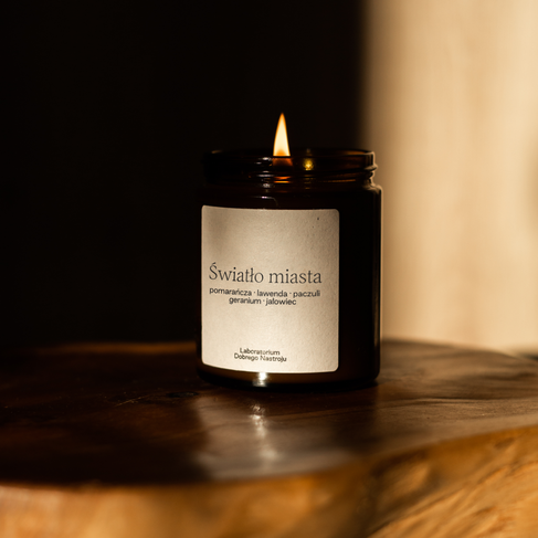 Światło miasta - świeca sojowa 180ml