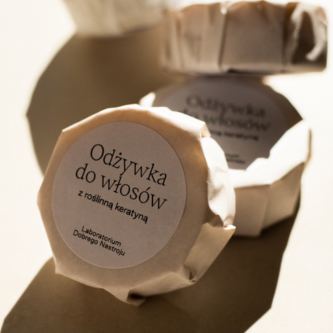 Odżywka do włosów z roślinną keratyną