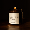 Flowers and leaves - soy candle 120ml