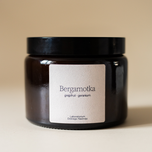 Bergamotka - świeca sojowa 500ml