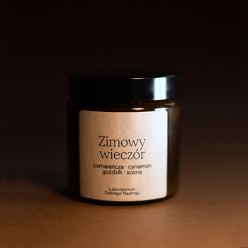 Zimowy wieczór - świeca sojowa 120ml