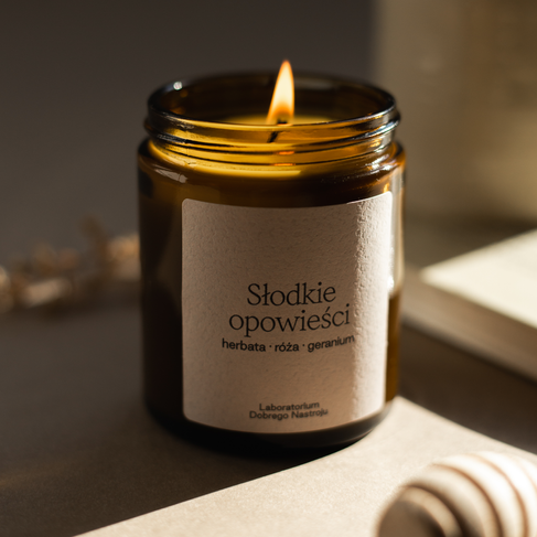 Słodkie opowieści - świeca sojowa 180ml