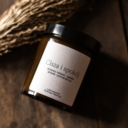 Cisza i spokój - świeca sojowa 180ml