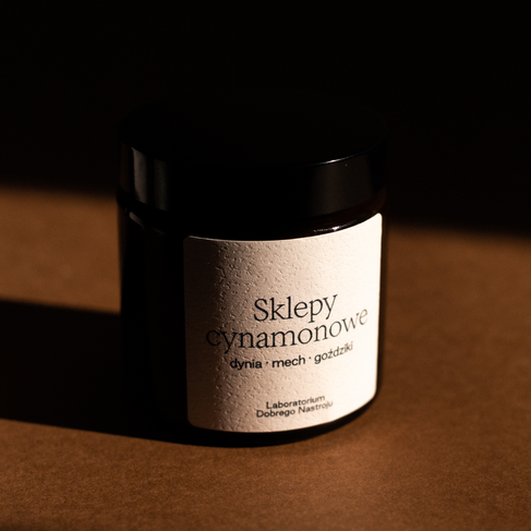 Sklepy cynamonowe - świeca sojowa 120ml