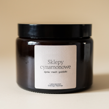 Sklepy cynamonowe - świeca sojowa 500ml