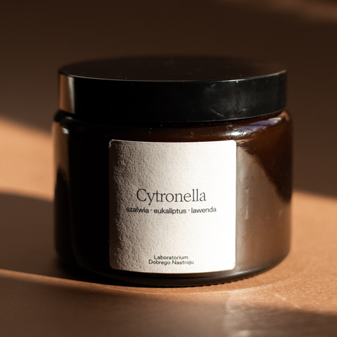 Cytronella - świeca sojowa 500ml