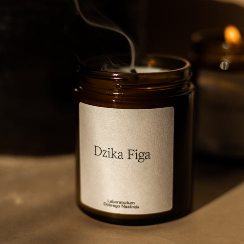 Dzika figa - świeca sojowa 180ml