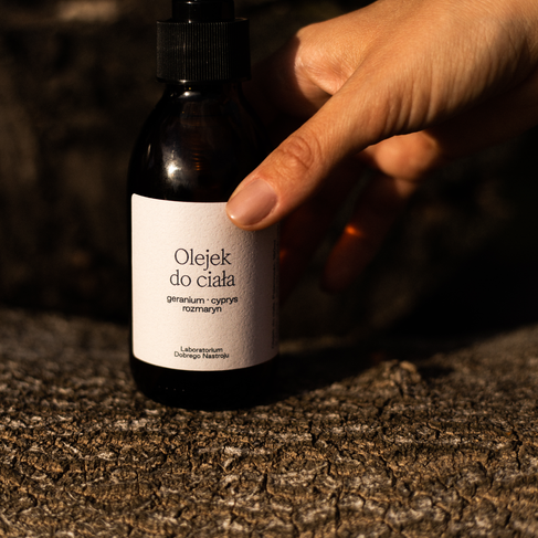 Olejek do ciała - geranium · cyprys · rozmaryn