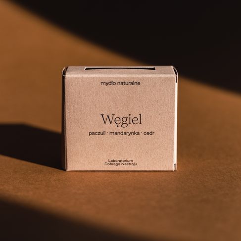 Węgiel - mydło pod prysznic