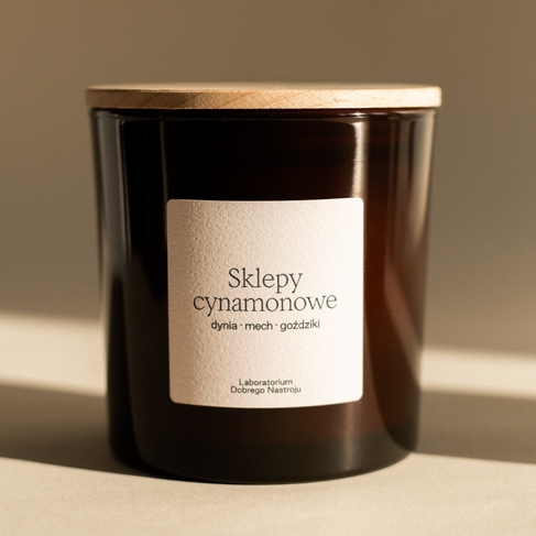 Sklepy cynamonowe - świeca sojowa 400ml