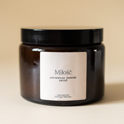 Miłość - świeca sojowa 500ml