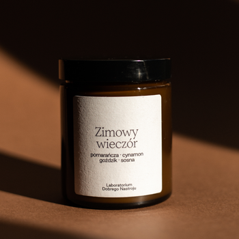 Zimowy wieczór - świeca sojowa 180ml