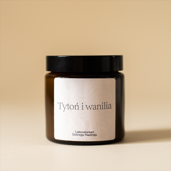 Tytoń i wanilia - świeca sojowa 120ml