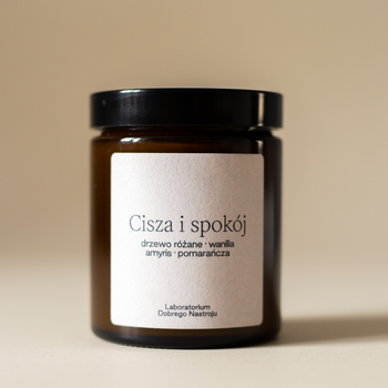 Cisza i spokój - świeca sojowa 180ml