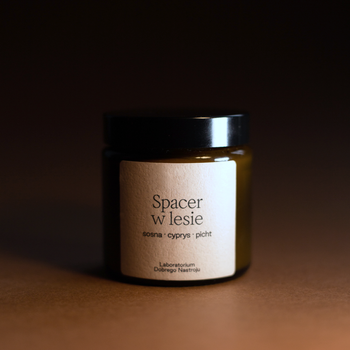 Spacer w lesie - świeca sojowa 120ml