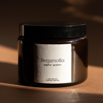 Bergamotka - świeca sojowa 500ml